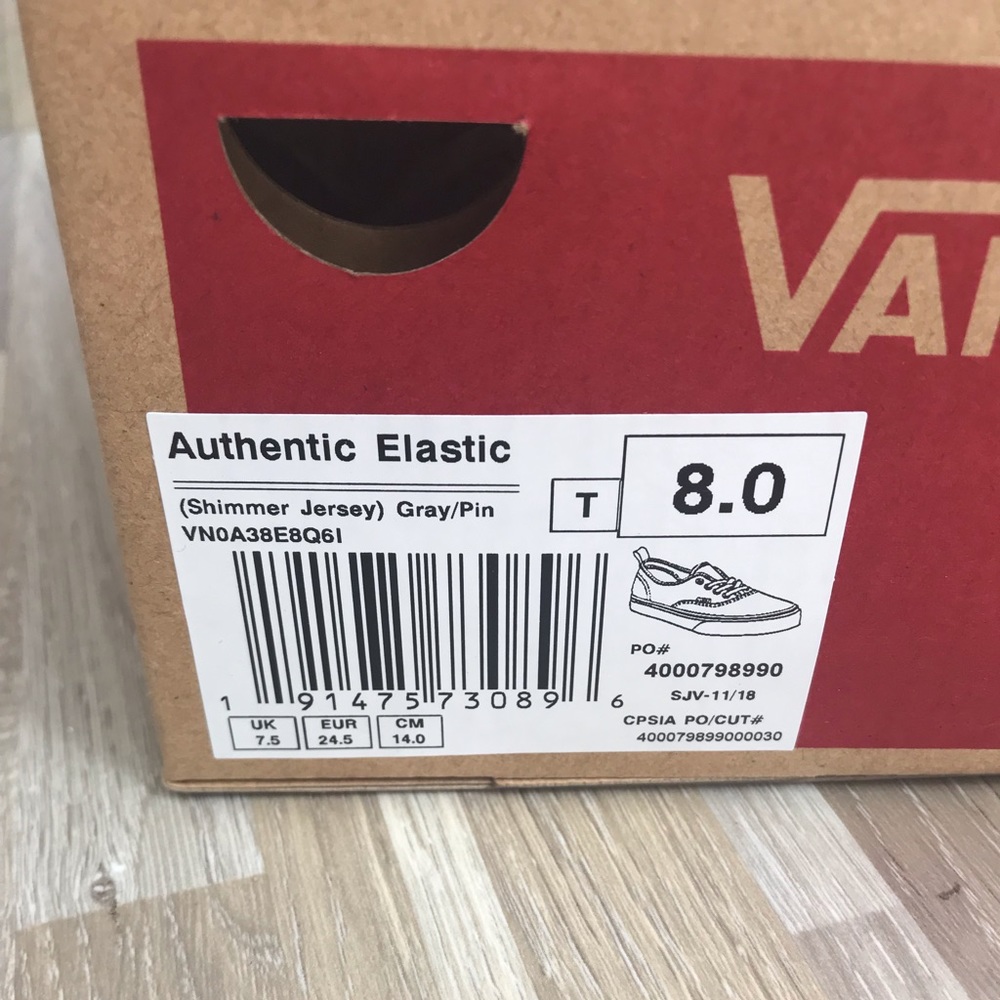 NWT VANS Authentic Elastic Shimmer Jersey Kids - Picture 7 of 7